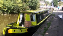 The BELLE canal boat