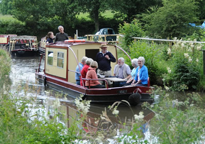 Day Boat Hire from Goytre Wharf