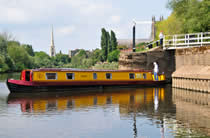 The Derwent canal boat
