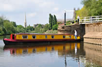 The Derwent canal boat