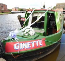 The Ginger3 canal boat