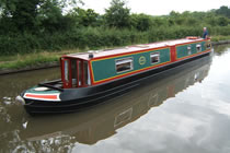 The V-Frome canal boat