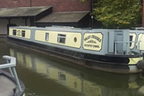 The V-Otter canal boat