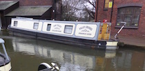 The V-Taw canal boat
