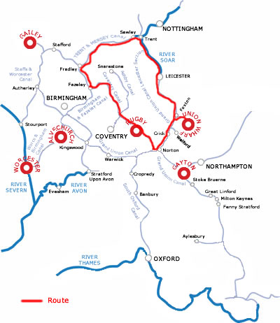 The East Midlands Ring From Market Harborough.php cruising route map