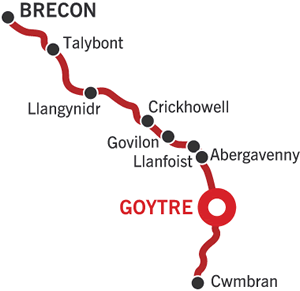 The Mon And Brecon From Goytre.php cruising route map