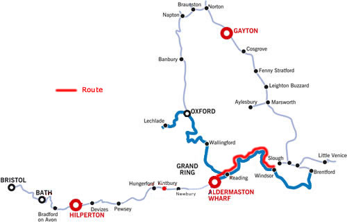 The Pewsey And Return From Aldermaston.php cruising route map